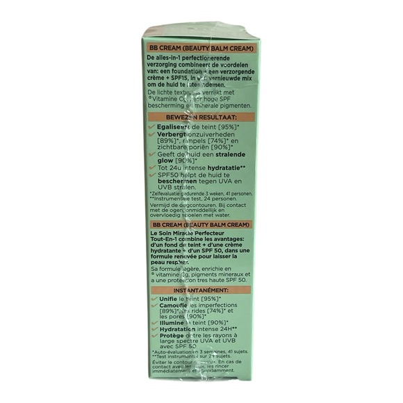 Garnier Skin Active BB Cream Medium Anti Pigment  All In One Miracle SPF 50 New - Picture 2 of 6